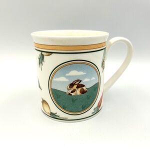 Villeroy & Boch A La Ferme Les Animaux Rabbit Mug Fine China 3.5" Gift Easter